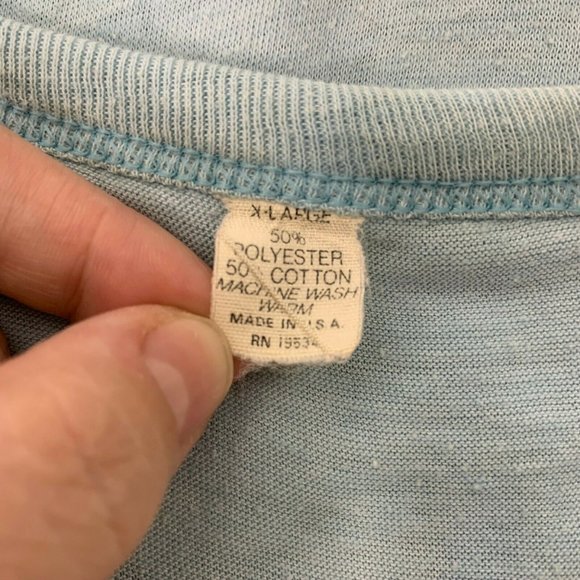 True Vintage 1978 Kansas Tour T Shirt XL - Picture 6 of 6